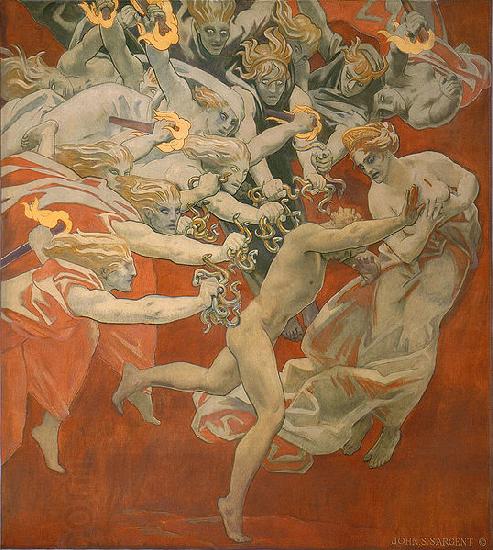 John Singer Sargent Orestes Pursued by the Furies China oil painting art